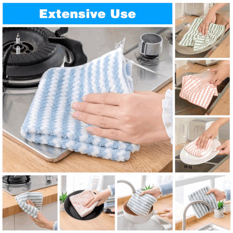 Set 9 lavete din microfibre pentru curățenie, Zocipro [1]
