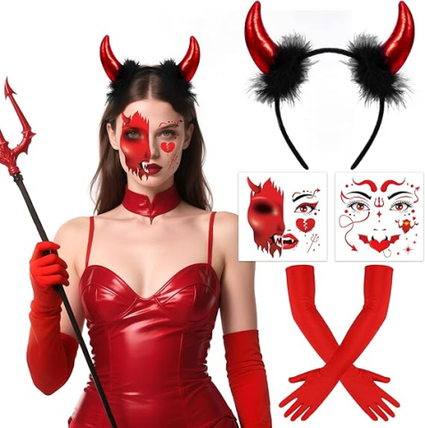 set-accesorii-costum-diavolita-rosu-coarne-manusi-stickere [1]