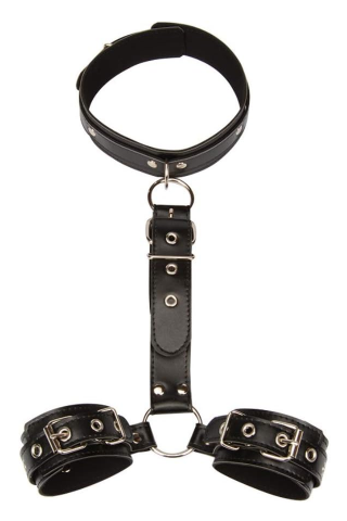 Îmbrăcăminte & Încălțăminte - Set BDSM pentru cupluri, marime reglabila, din piele, unisex