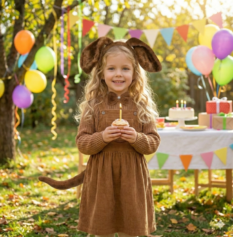 set-costum-catel-urechi-lungi-bentita-papion-coada [4]