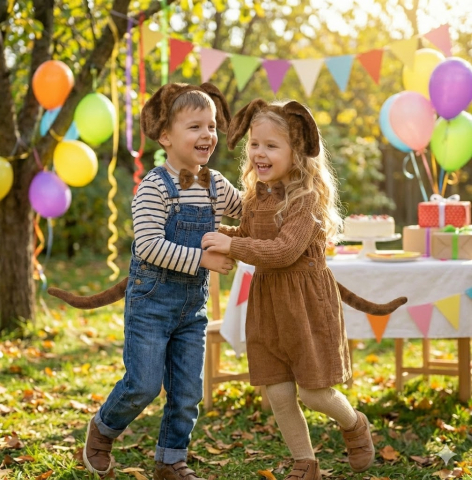 set-costum-catel-urechi-lungi-bentita-papion-coada [2]