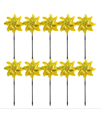 Casă, Grădină & Bricolaj - Set de 10 Dispozitive de Protecție Împotriva Păsărilor, Sperietori Reflectorizante, Decorațiuni de Grădină