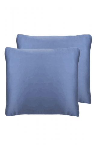Decorațiuni Casă & Textile - Set de 2 fețe de pernă din Lyocell 100%, indigo