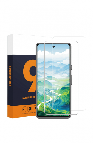 Huse, Folii & Accesorii Telefoane - Set de 2 Folii de Protecție pentru Google Pixel 7 5G, Duritate 9H, HD, 2.5D, Carante, LV7X