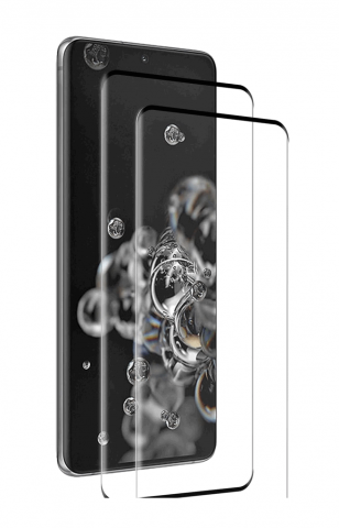 Huse, Folii & Accesorii Telefoane - Set de 2 Folii de Protecție pentru Samsung Galaxy S20 5G, Suport ID Amprentă, Duritate 9H, HD, 3D, 2EPB