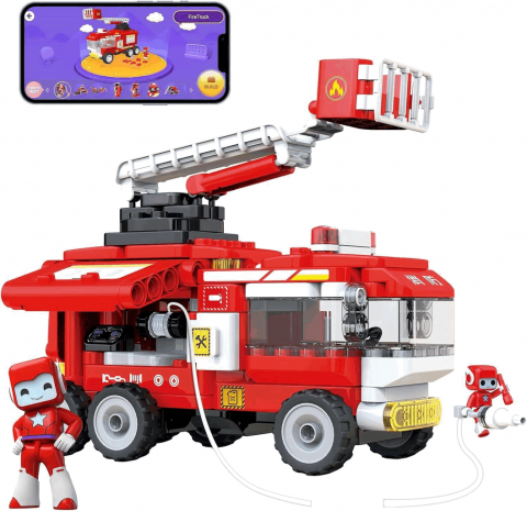 Set de constructie masina de pompieri 8 în 1, BOTZEES STEM, + 5 ani (170 piese) [3]