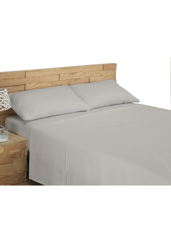Casă, Grădină & Bricolaj - Set de lenjerie de pat, albastru deschis, 180cm x 200cm, GAMUSI