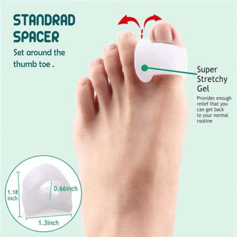 Set de orteze din silicon Numero Hallux Valgus, 9 piese [3]