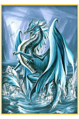 Jucării & Jocuri - Set de Pictura cu Diamante 5D DIY pentru Adulți, dragon, 30x40cm, QF247