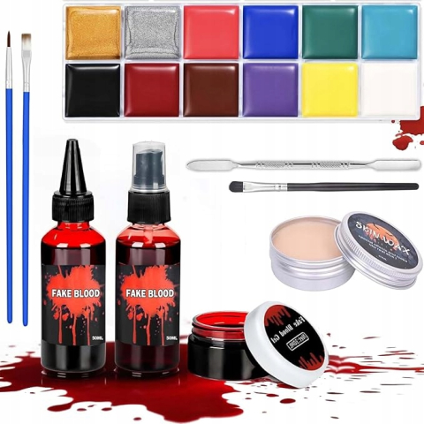 set-machiaj-halloween-sange-fals-ceara-cicatrici-paleta-12-culori