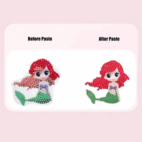 Set pictura diamante, 5D, printese, pentru copii si adulti incepatori, 12 piese [3]