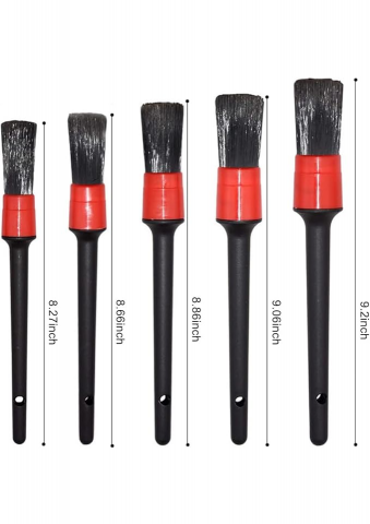 Set Profesional pentru Curățare Auto, 22 Piese cu Perii Detailing, Accesorii pentru Curățare Interior și Exterior, Inclusiv Perii cu Atașament pentru Bormașină [3]