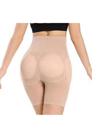 Lenjerie modelatoare - Short modelator cu talie înaltă, conceput pentru a evidenția și îmbunătăți silueta feminină, Joyshaper, bej, 3XL