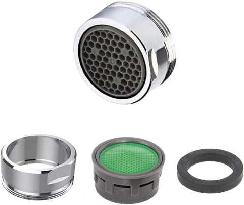 Sita aerator baterie M20 perlator robinet cromat set 6 bucati cu cheie si garnituri [2]