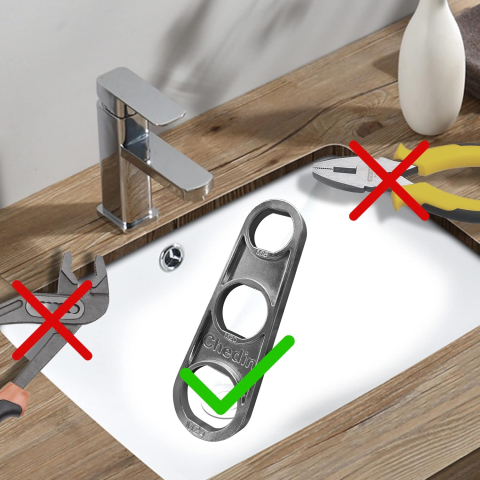 Sita aerator baterie M20 perlator robinet cromat set 6 bucati cu cheie si garnituri [3]