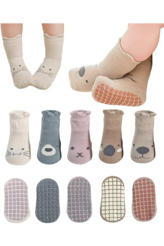 Șosete Antiderapante pentru Bebeluși și Copii Mici – Băieți și Fetițe [0]