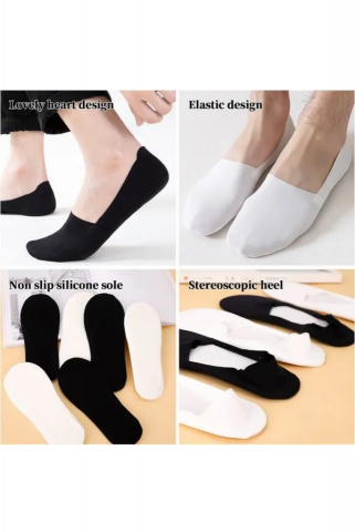 Șosete Invizibile Anti-Alunecare pentru Activități Diverse, One Size GLAITC - 78XX [2]