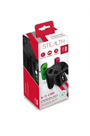 IT, PC & Periferice - Statie de incarcare pentru controller Nintendo Switch, Stealth, Negru