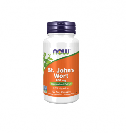 Îngrijire Personală & Cosmetice - Supliment alimentar, Now Foods, Saint John's Wort Sunatoare, 300mg, 100 capsule