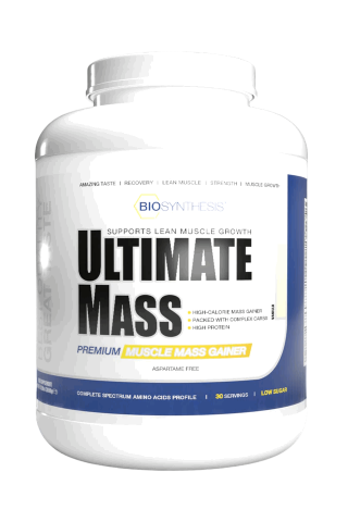 Îngrijire Personală & Cosmetice - Supliment alimentar pentru cresterea masei musculare, Ultimate Mass, BioSynthesis, vanilie ,3000g