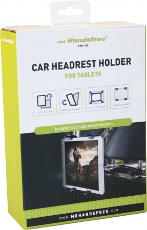 Suport auto universal mr Handsfree, tetiera, negru, 7-12" [3]