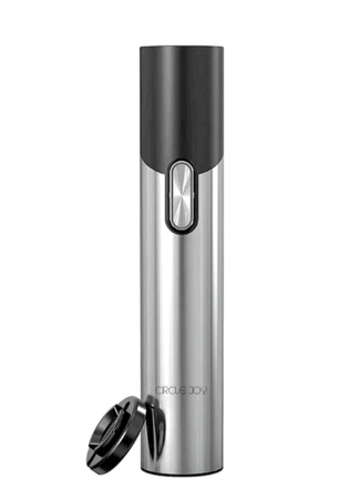 Tirbuson electric automat 2 in 1, deschide sticle de vin si bere, profesional, reincarcabil, functie Inainte-Inapoi, EASY Making Life Simple, Argintiu [1]