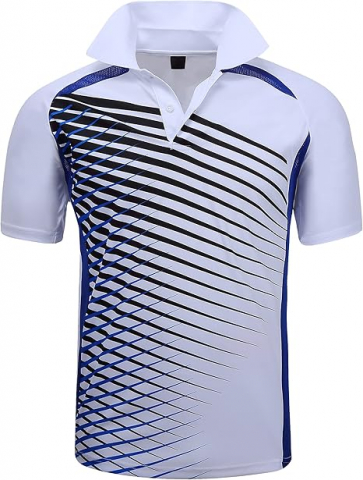 Îmbrăcăminte Bărbați - Tricou Polo Sport pentru Bărbați, Material Ușor și Respirabil, Ideal pentru Activități Sportive, Geeksport, Alb