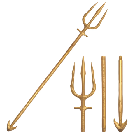 Jucării & Jocuri - trident-poseidon-aquaman-auriu-costum