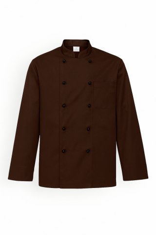 Îmbrăcăminte protecția muncii - Tunica bucatar pentru barbati,PROFI DRESS, maro, 56