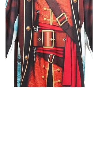 Tunica de pirat pentru baieti, GEMVIE, 10-12 ani 130-140cm [3]