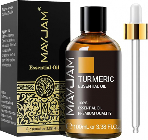 Sănătate - Ulei Esențial de Turmeric MAYJAM, Pentru Difuzor, Umidificator, DIY și Aromaterapie, 100 ml