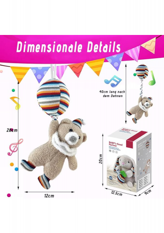 Ursulet Muzical de Pluș, XINJINZE TOYS, 100k-S5 - 8U1R [1]