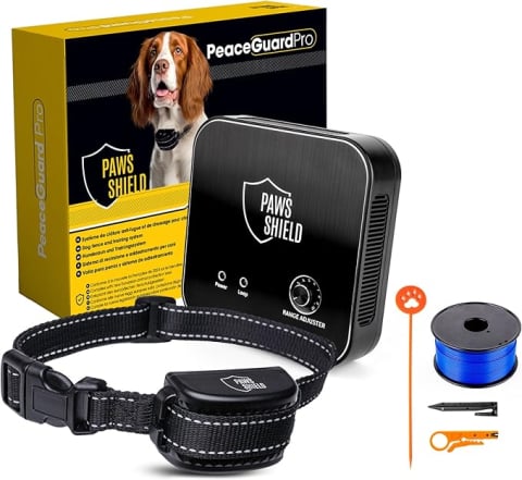 Pet shop - zgarda-anti-evadare-caini-gard-invizibil-150m-fara-soc-paws-shield
