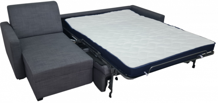 LeLux CHS - Canapea extensibila de colt cu saltea de 14cm [5]
