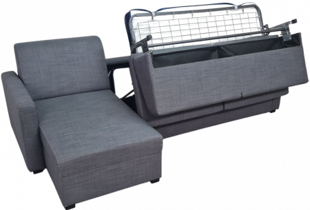 LeLux CHS - Canapea extensibila de colt cu saltea de 14cm [2]