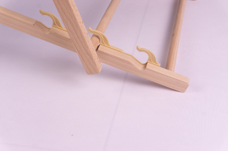 Sezlong din lemn de fag, pliabil in 3 trepte, gri [1]