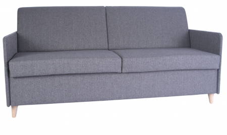 Canapele si fotolii - Simply High Leg - Canapea extensibila economica cu saltea de 14cm