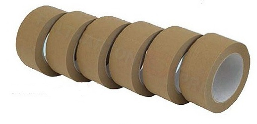 Banda adeziva din hartie 1005 reciclabila - 50 mm x 50m - culoare kraft [2]