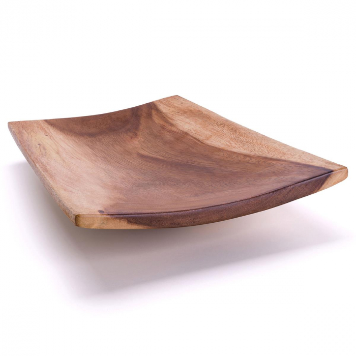 Bol din lemn de SUAR 46x28 cm - executat manual - decorativ [3]