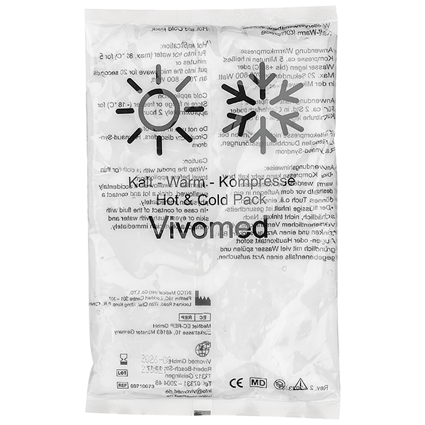 Compresa cu gel RECE / CALD - 21x38 cm culoare albastru [3]