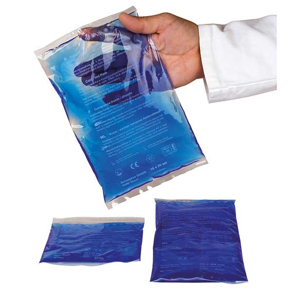 Compresa cu gel RECE / CALD - 21x38 cm culoare albastru [2]