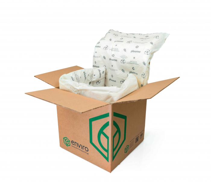 Cutie carton pereti dubli cu izolator termic - 100 reciclabil PLUUMO BOX - 260 x 260 x 260mm [2]