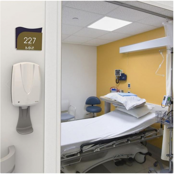 Dispenser SANITEX MVP automat - touch free - negru/crom [2]