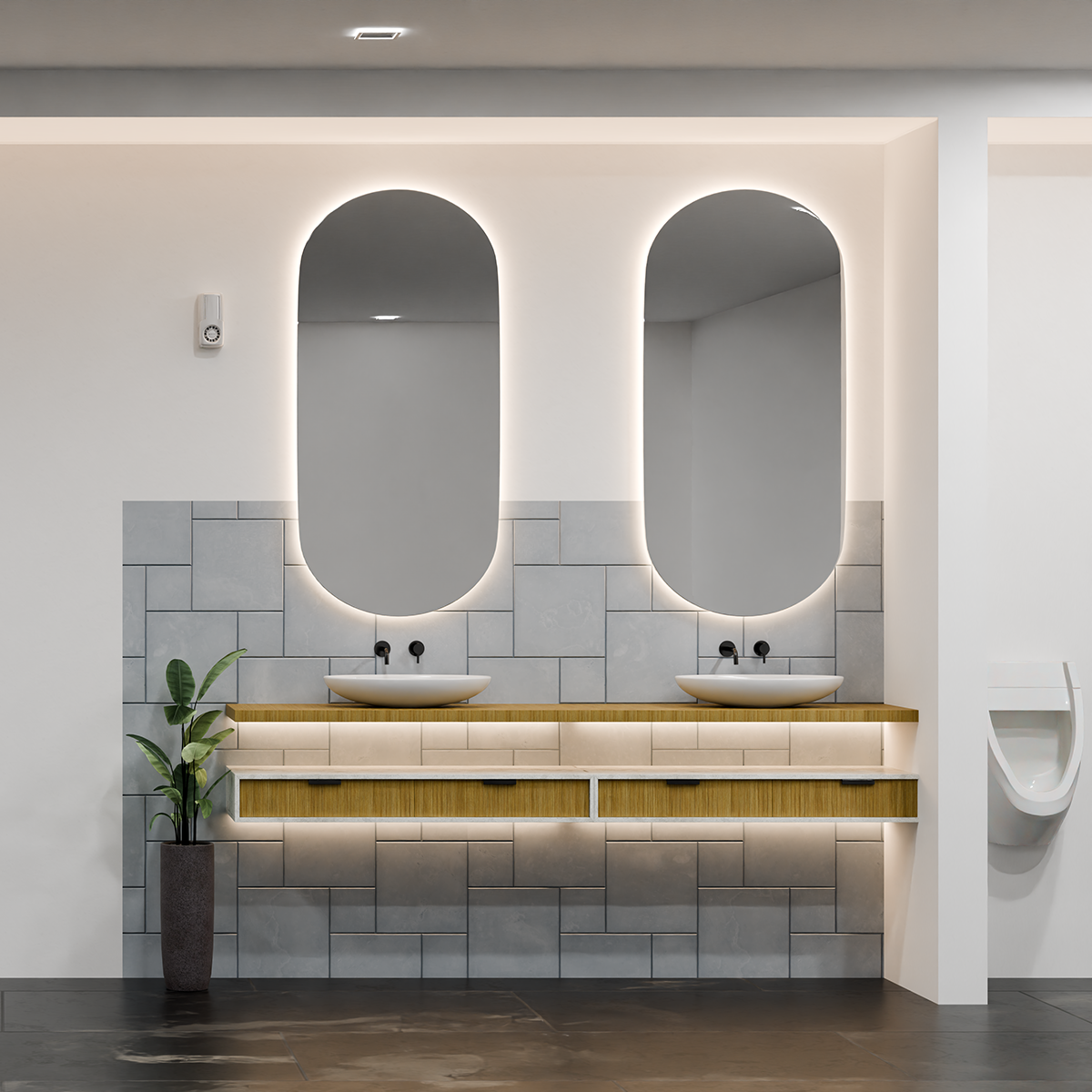 Dispenser V-AIR FLOW - negru/alb [7]