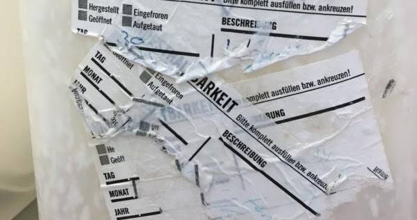 Eticheta adeziva dizolvabila in apa si printabila - rezistenta la inghet - format rola dimensiuni 70x35 mm, 500 bucati - inkjet, laser [2]
