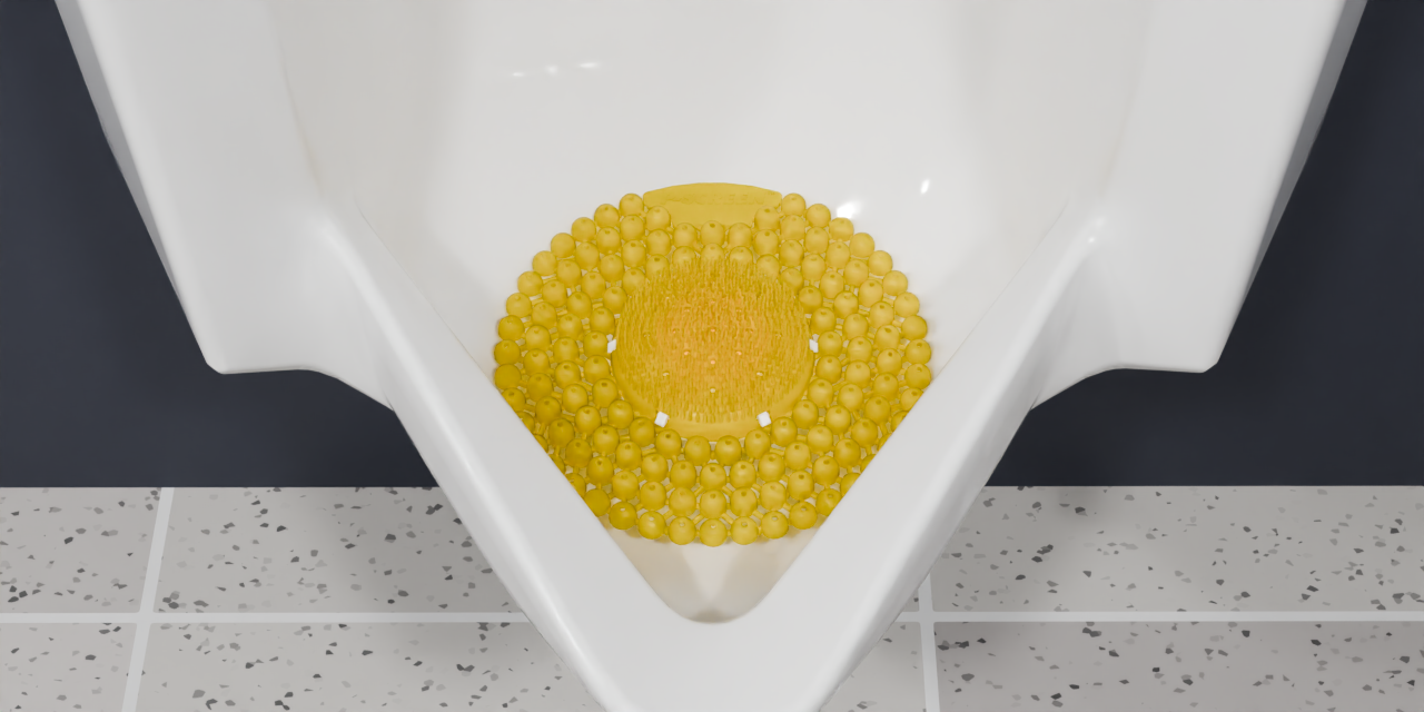 Folie pisoar P-SCREEN - yellow - CITRUS MANGO [6]