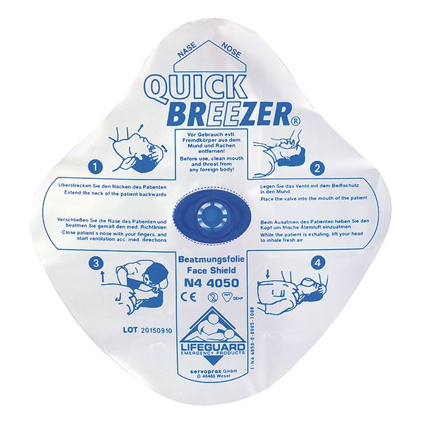 Folie respiratie gura la gura QUICK-BREEZER -  cu ventil [2]