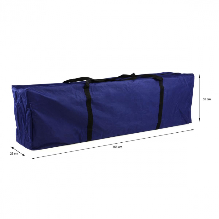 Geanta pavilion 3x6 m - culoare albastru - 50 x 23 x 158 cm [3]