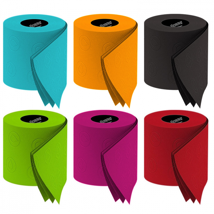 Hartie igienica Renova Pod Pack - diverse culori - 2 role [2]