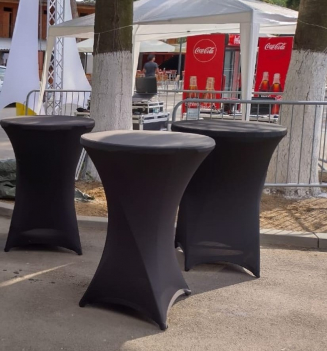 Husa pentru masa pliabila BISTRO - culoare antracit - 80x80x120 cm [2]